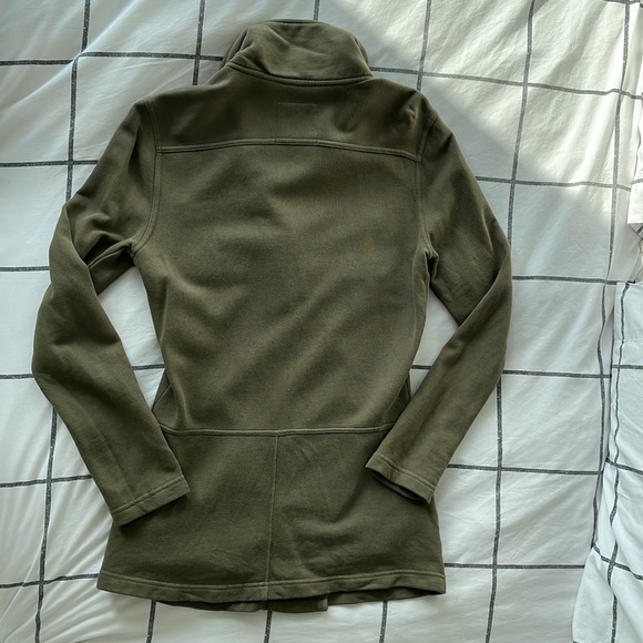 PrAna Army Green Soft Utility Jacket - Picture 3 of 5